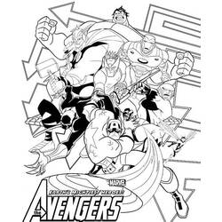 Coloring page: Avengers (Superheroes) #74228 - Free Printable Coloring Pages