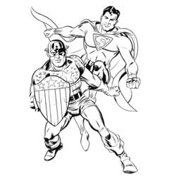 Coloring page: Avengers (Superheroes) #74309 - Free Printable Coloring Pages