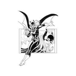 Coloring page: Batgirl (Superheroes) #77743 - Free Printable Coloring Pages