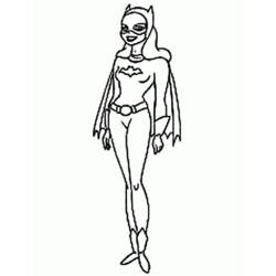 Coloring page: Batgirl (Superheroes) #77759 - Free Printable Coloring Pages