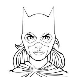 Coloring page: Batgirl (Superheroes) #77773 - Free Printable Coloring Pages