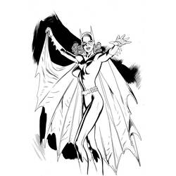 Coloring page: Batgirl (Superheroes) #77832 - Free Printable Coloring Pages