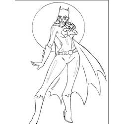 Coloring page: Batgirl (Superheroes) #77908 - Free Printable Coloring Pages