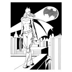 Coloring page: Batgirl (Superheroes) #77911 - Free Printable Coloring Pages
