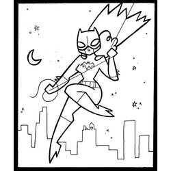 Coloring page: Batgirl (Superheroes) #78012 - Free Printable Coloring Pages