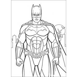 Coloring page: Batman (Superheroes) #76833 - Printable coloring pages