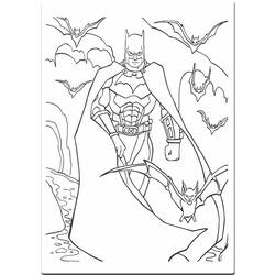 Coloring page: Batman (Superheroes) #76837 - Free Printable Coloring Pages