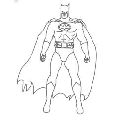 Coloring page: Batman (Superheroes) #76838 - Printable coloring pages