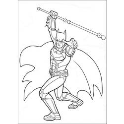 Coloring page: Batman (Superheroes) #76844 - Free Printable Coloring Pages