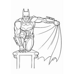 Coloring page: Batman (Superheroes) #76845 - Free Printable Coloring Pages