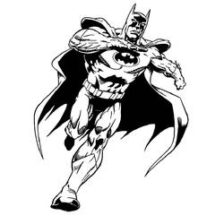Coloring page: Batman (Superheroes) #76848 - Free Printable Coloring Pages