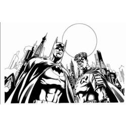 Coloring page: Batman (Superheroes) #76854 - Free Printable Coloring Pages