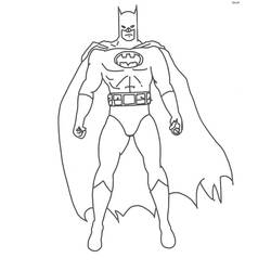 Coloring page: Batman (Superheroes) #76880 - Printable coloring pages