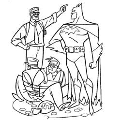 Coloring page: Batman (Superheroes) #76882 - Free Printable Coloring Pages