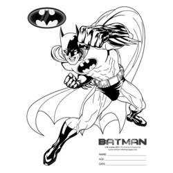 Coloring page: Batman (Superheroes) #76898 - Free Printable Coloring Pages