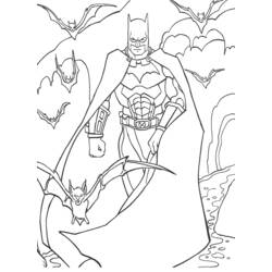 Coloring page: Batman (Superheroes) #76911 - Free Printable Coloring Pages