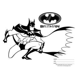 Coloring page: Batman (Superheroes) #76918 - Free Printable Coloring Pages