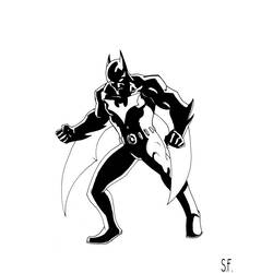 Coloring page: Batman (Superheroes) #76920 - Printable coloring pages