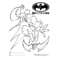 Coloring page: Batman (Superheroes) #76928 - Free Printable Coloring Pages