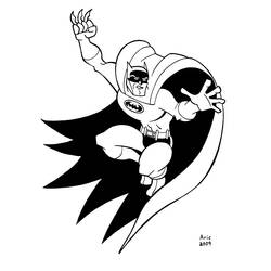 Coloring page: Batman (Superheroes) #76954 - Free Printable Coloring Pages