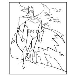 Coloring page: Batman (Superheroes) #76961 - Free Printable Coloring Pages