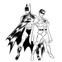 Coloring page: Batman (Superheroes) #76993 - Printable coloring pages
