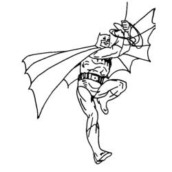 Coloring page: Batman (Superheroes) #77029 - Free Printable Coloring Pages