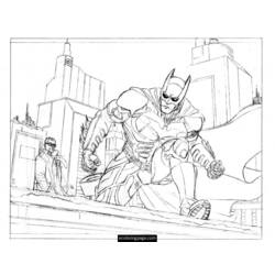 Coloring page: Batman (Superheroes) #77060 - Free Printable Coloring Pages