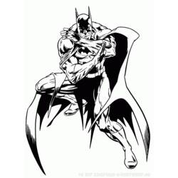 Coloring page: Batman (Superheroes) #77084 - Free Printable Coloring Pages