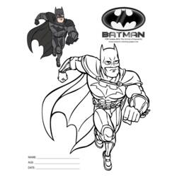 Coloring page: Batman (Superheroes) #77094 - Free Printable Coloring Pages