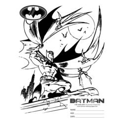 Coloring page: Batman (Superheroes) #77098 - Free Printable Coloring Pages