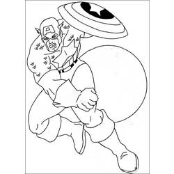 Coloring page: Captain America (Superheroes) #76580 - Free Printable Coloring Pages