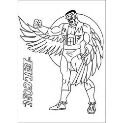 Coloring page: Captain America (Superheroes) #76588 - Printable coloring pages