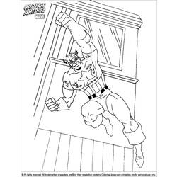 Coloring page: Captain America (Superheroes) #76691 - Free Printable Coloring Pages