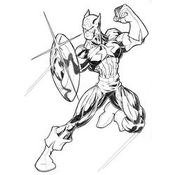 Coloring page: Captain America (Superheroes) #76697 - Free Printable Coloring Pages