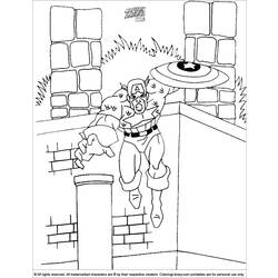 Coloring page: Captain America (Superheroes) #76740 - Free Printable Coloring Pages