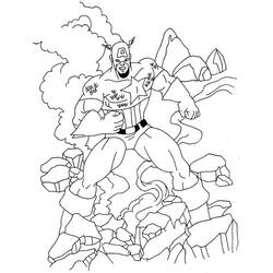 Coloring page: Captain America (Superheroes) #76763 - Free Printable Coloring Pages