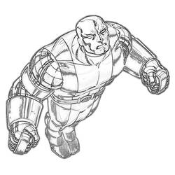 Coloring page: Colossus (Superheroes) #82919 - Printable coloring pages