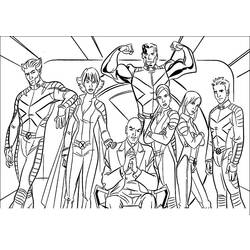 Coloring page: Colossus (Superheroes) #82947 - Printable coloring pages