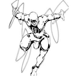Coloring page: Daredevil (Superheroes) #78209 - Printable coloring pages