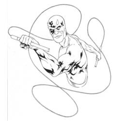 Coloring page: Daredevil (Superheroes) #78221 - Printable coloring pages