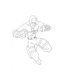 Coloring page: Daredevil (Superheroes) #78228 - Printable coloring pages