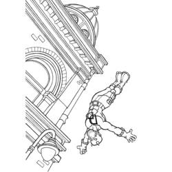 Coloring page: Daredevil (Superheroes) #78240 - Printable coloring pages