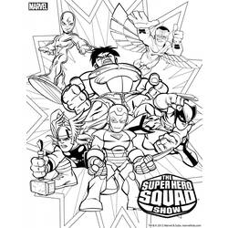 Coloring page: DC Comics Super Heroes (Superheroes) #80191 - Printable coloring pages