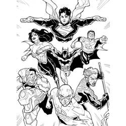 Coloring page: DC Comics Super Heroes (Superheroes) #80300 - Printable coloring pages