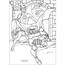 Coloring page: Fantastic Four (Superheroes) #76446 - Free Printable Coloring Pages