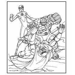 Coloring page: Fantastic Four (Superheroes) #76505 - Printable coloring pages