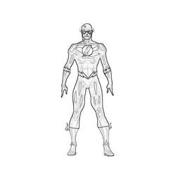 Coloring page: Flash (Superheroes) #83361 - Printable coloring pages