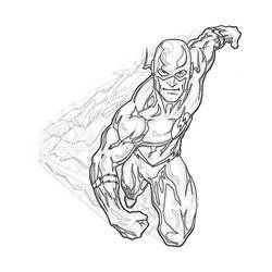 Coloring page: Flash (Superheroes) #83394 - Printable coloring pages