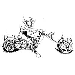 Coloring page: Ghost Rider (Superheroes) #82032 - Printable coloring pages
